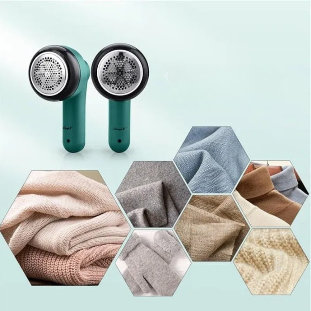 Rechargeable Electric Lint Remover – Portable Fabric Shaver
